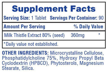 Hi Tech Pharma Milk Thistle (90 Tabs)