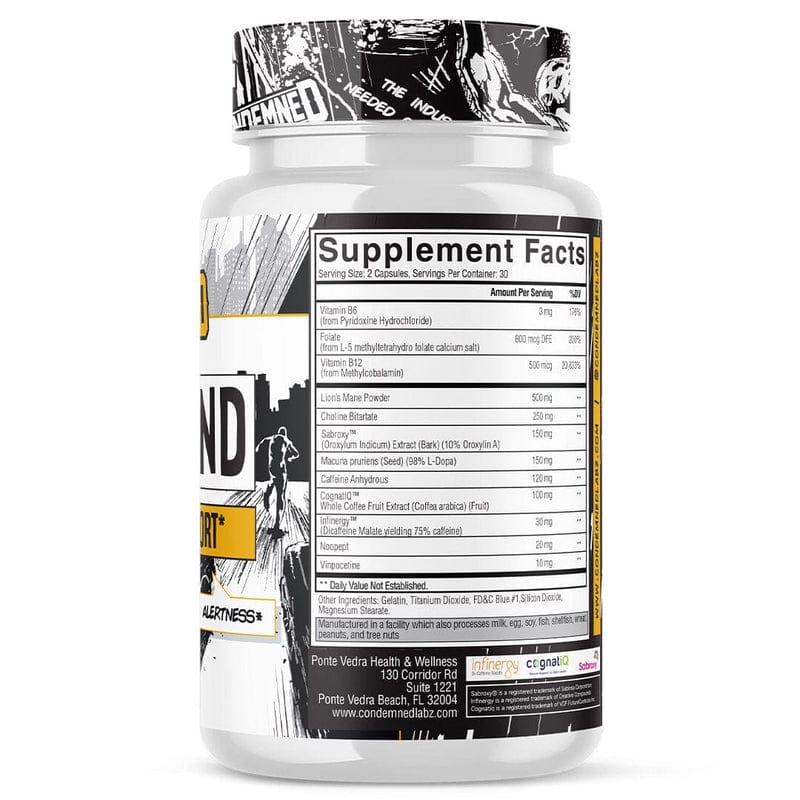 Condemned Labz Mstrmnd Focus Supplement Bottle