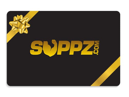 Suppz Gift Card with Gold Bow