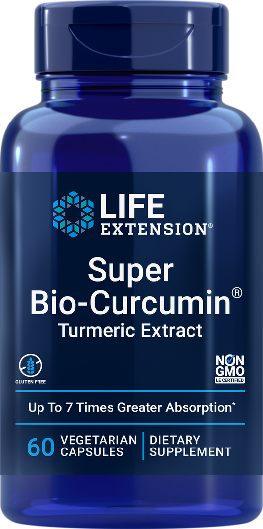 Life Extension Super Bio-Curcumin Turmeric Extract 400mg (60 Vcaps)