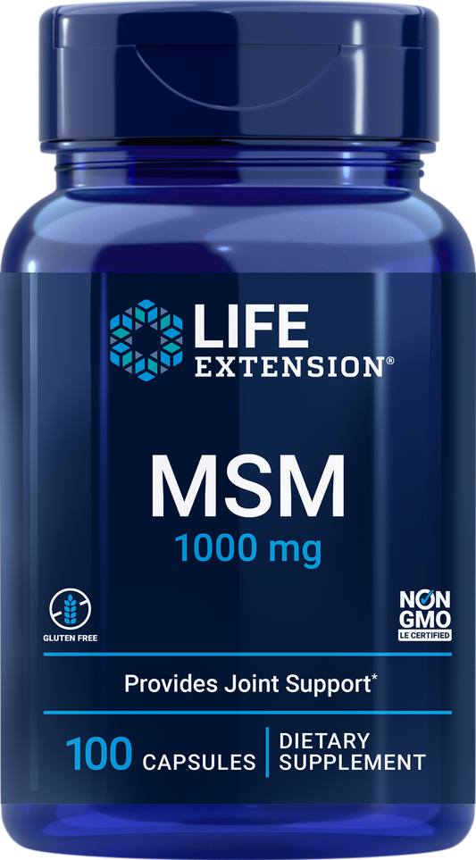 Life Extension MSM 1000mg 100Caps