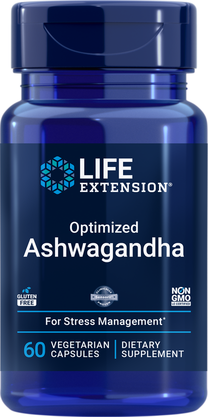 Life Extension Optimized Ashwagandha (60 Vcaps)