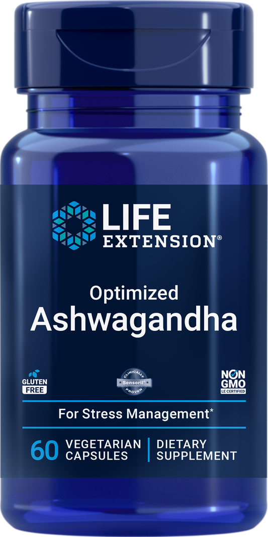 Life Extension Optimized Ashwagandha (60 Vcaps)