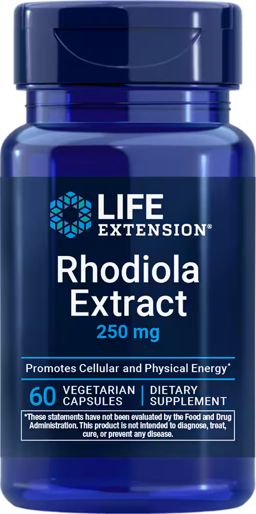 Life Extension Rhodiola Extract 250mg 60Vcaps