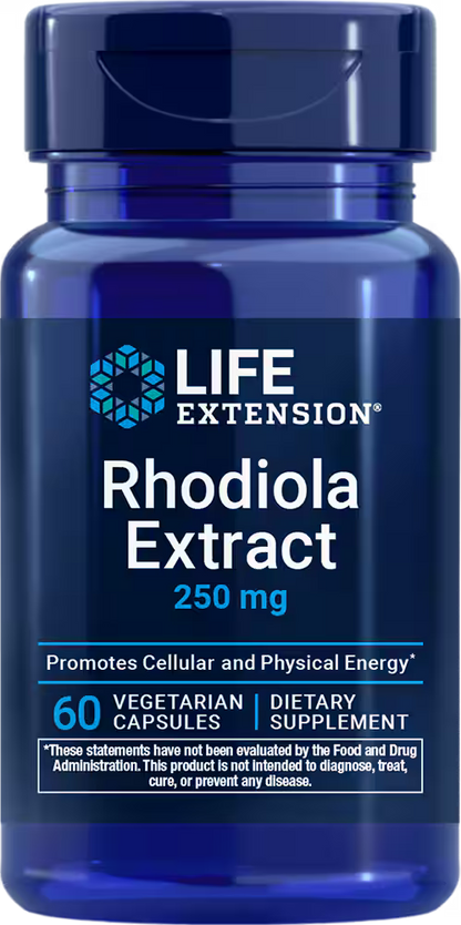 Life Extension Rhodiola Extract 250mg 60Vcaps