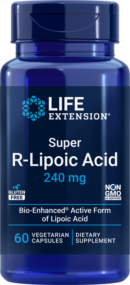 Life Extension Super R-Lipoic Acid 240mg 60Vcaps