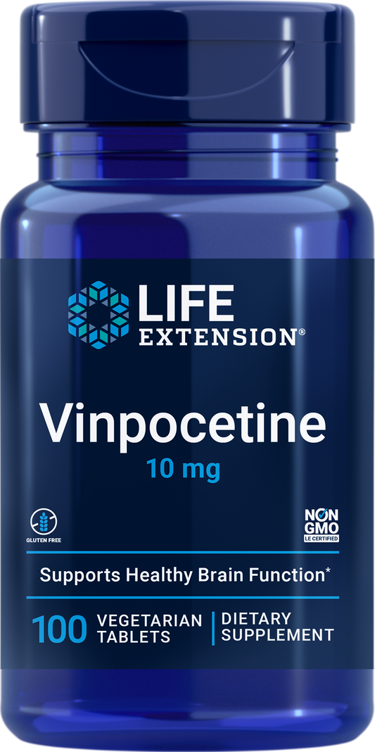 Life Extension Vinpocetine 10mg 100 Vegetarian Caps