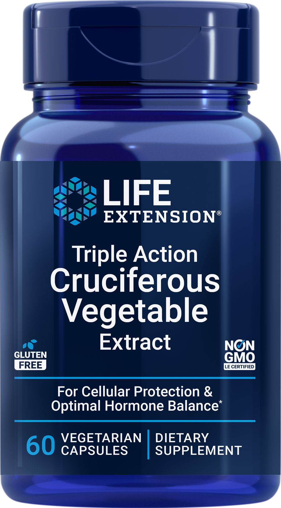 Life Extension Triple Action Cruciferous Vegetable Extract 60Vcaps