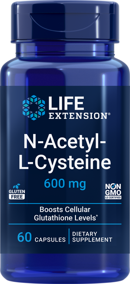 Life Extension N-Acetyl-L-Cysteine 600mg (60 Caps)