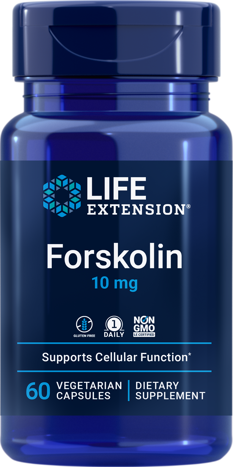 Life Extension Forskolin 10mg (60 Vcaps)