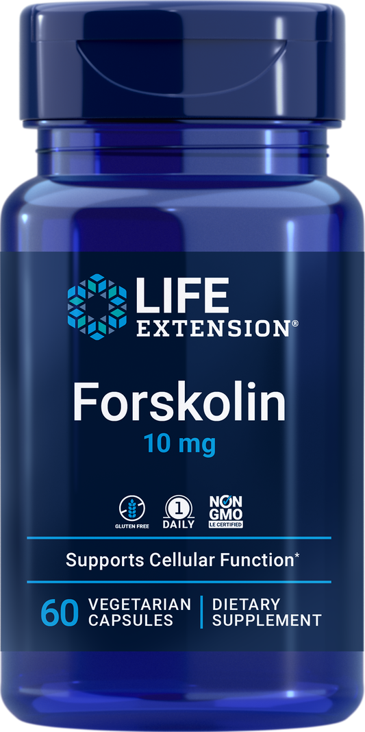 Life Extension Forskolin 10mg (60 Vcaps)