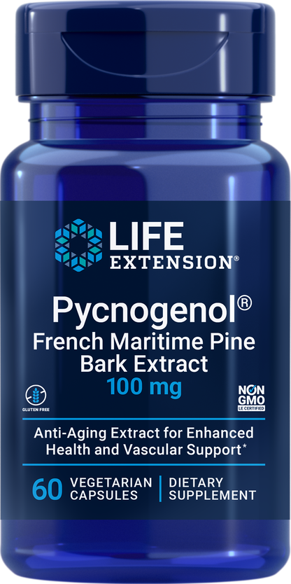 Life Extension Pycnogenol 100mg (60 Vcaps)