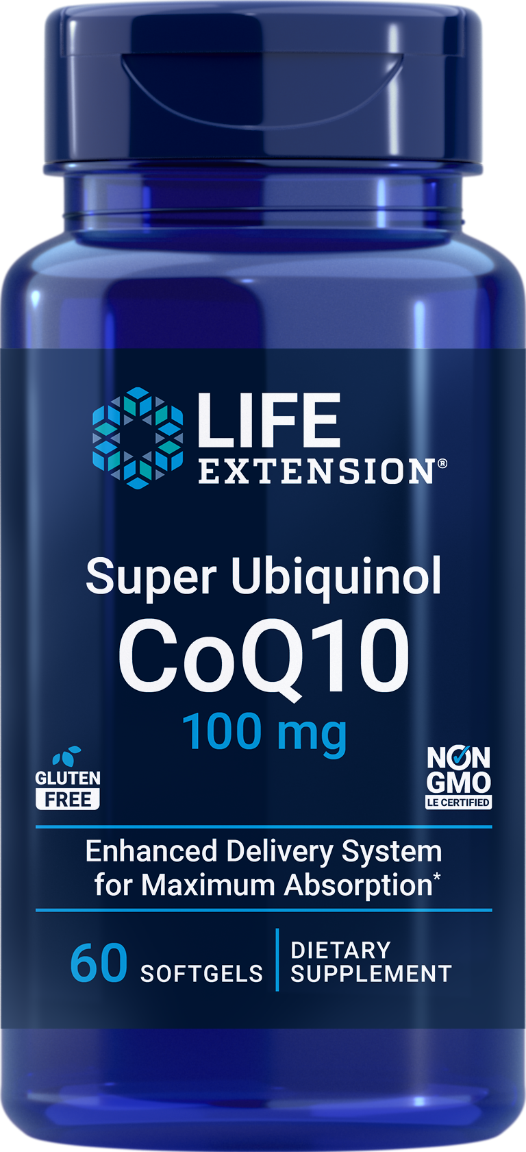 Life Extension Super Ubiquinol CoQ10 100mg (60 Softgels)