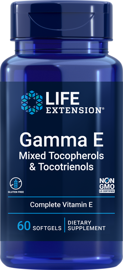 Life Extension Gamma E Mixed Tocopherols & Tocotrienols 60softgels