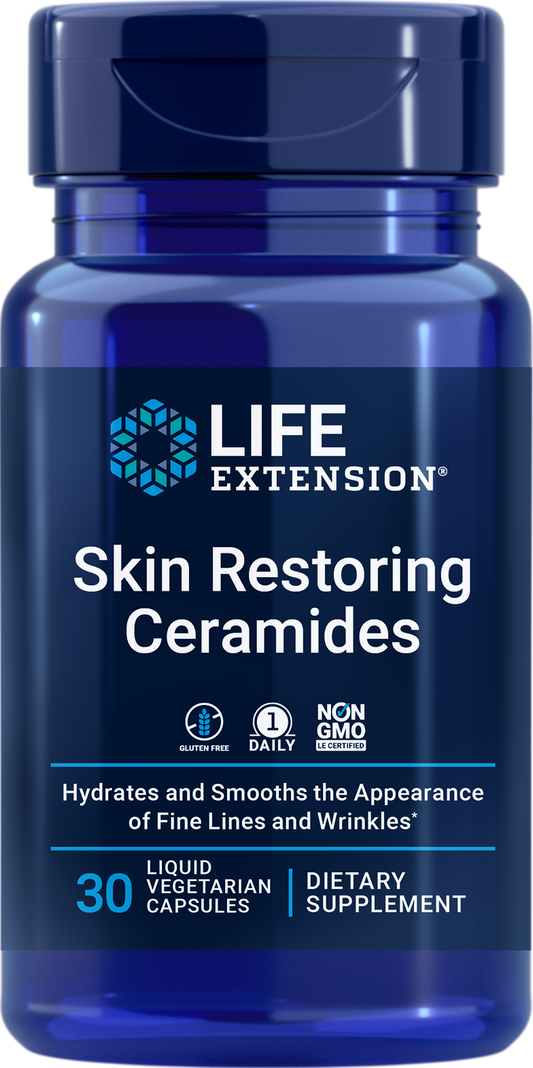 Life Extension Skin Restoring Ceramides 30Liquid Vcaps