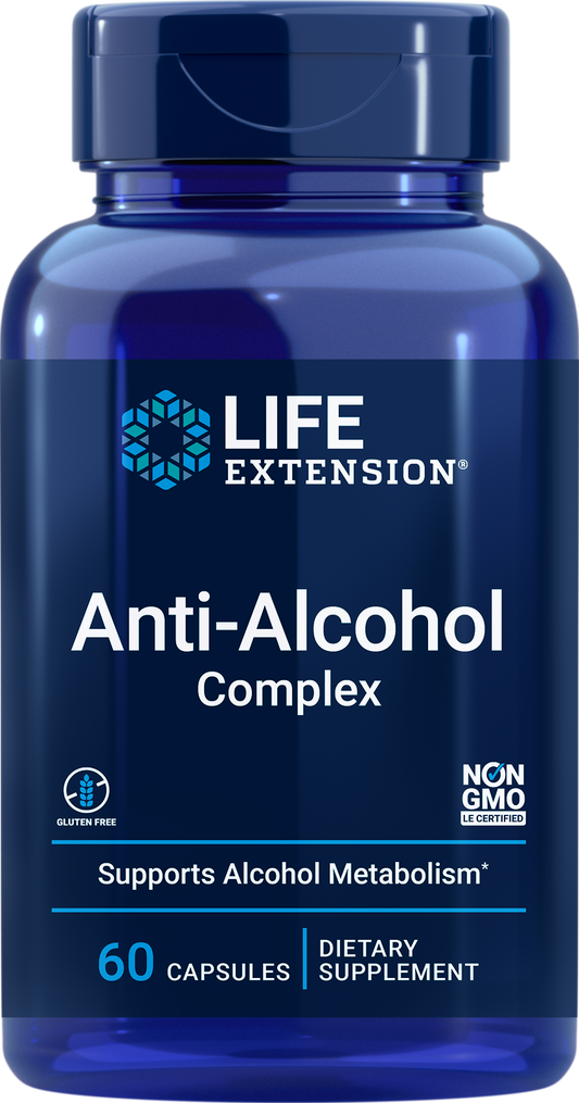 Life Extension Anti-Alcohol Complex (60 Caps)