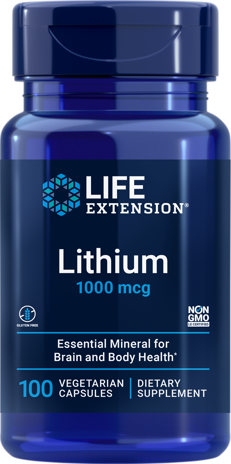 Life Extension Lithium 1000Mcg 100Caps