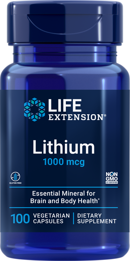 Life Extension Lithium 1000Mcg 100Caps