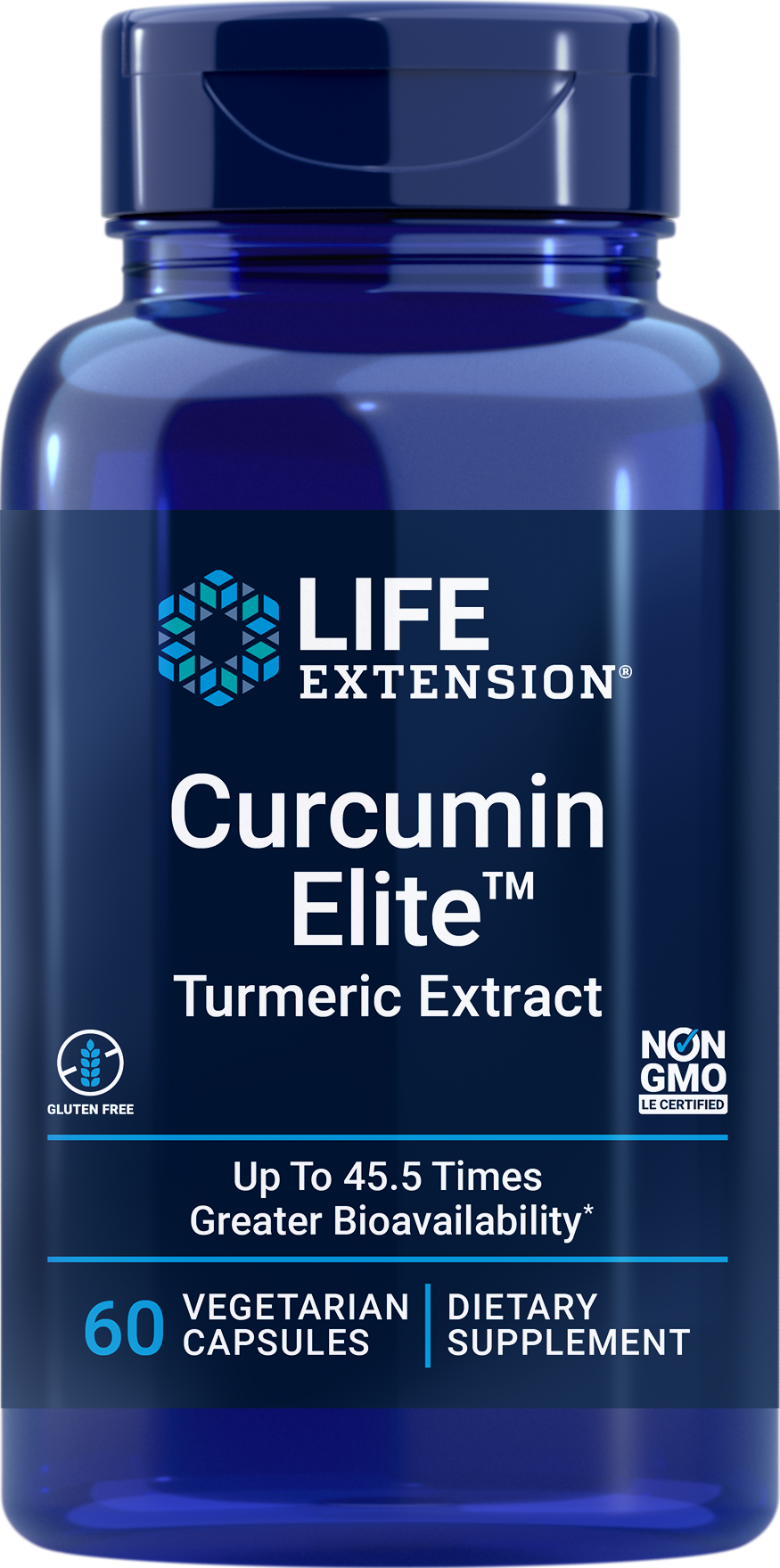 Life Extension Curcumin Elite Turmeric Extract (60 Vcaps)