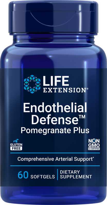 Life Extension Endothelial Defense Pomegranate Plus 60Softgels