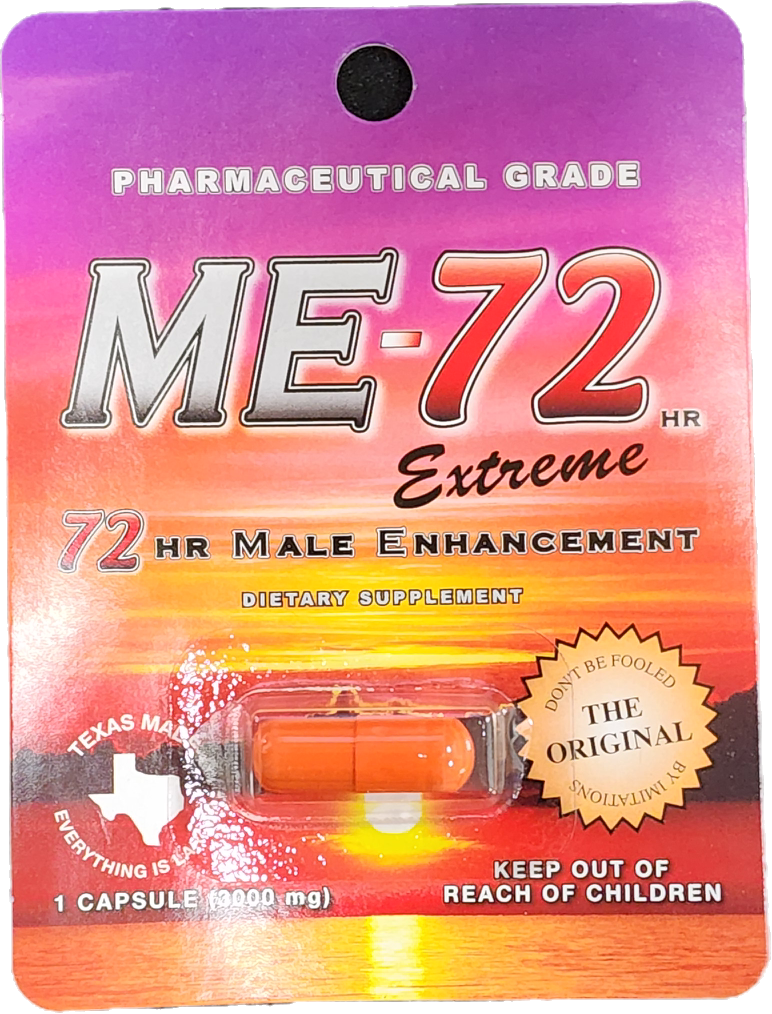ME-72hr Male Enhancement - 72 Hour Performance Support Capsules (1 Capsule)
