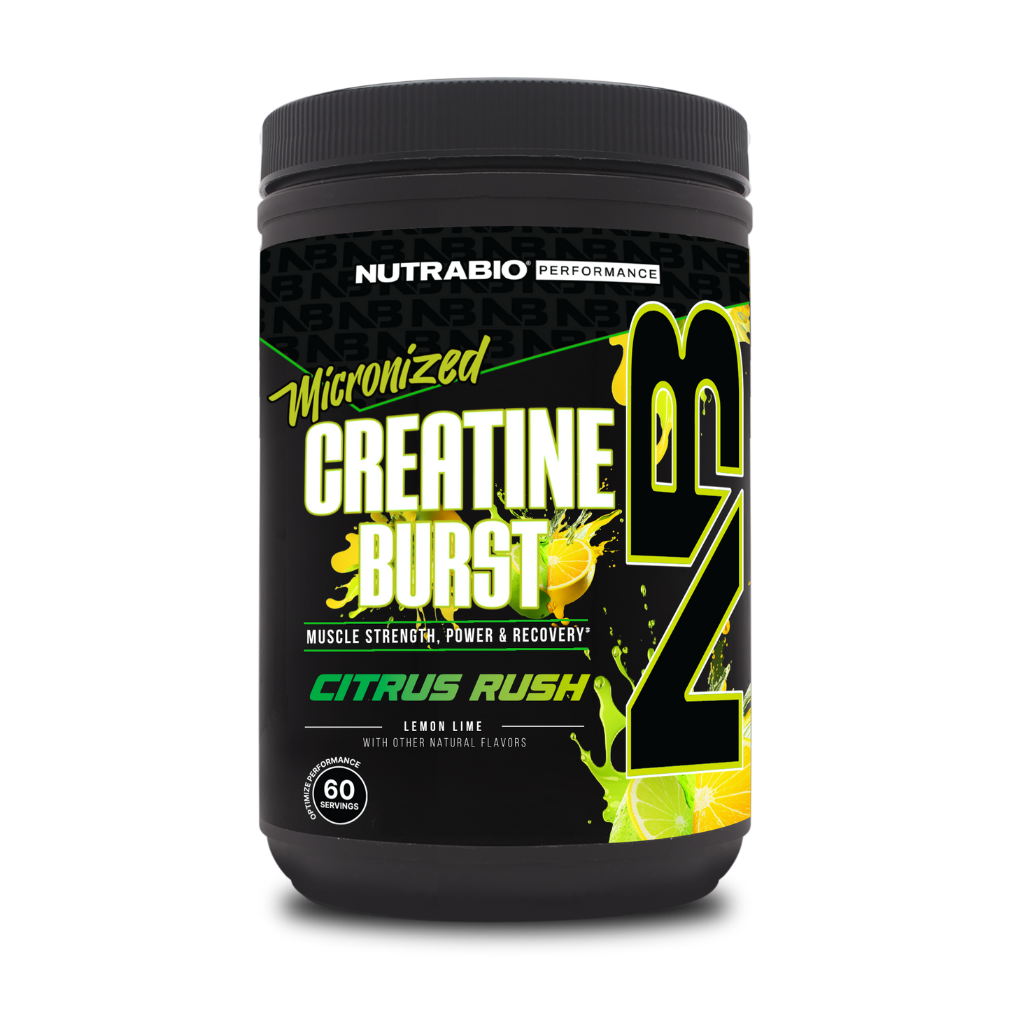 Nutrabio Micronized Creatine Burst 60Servings