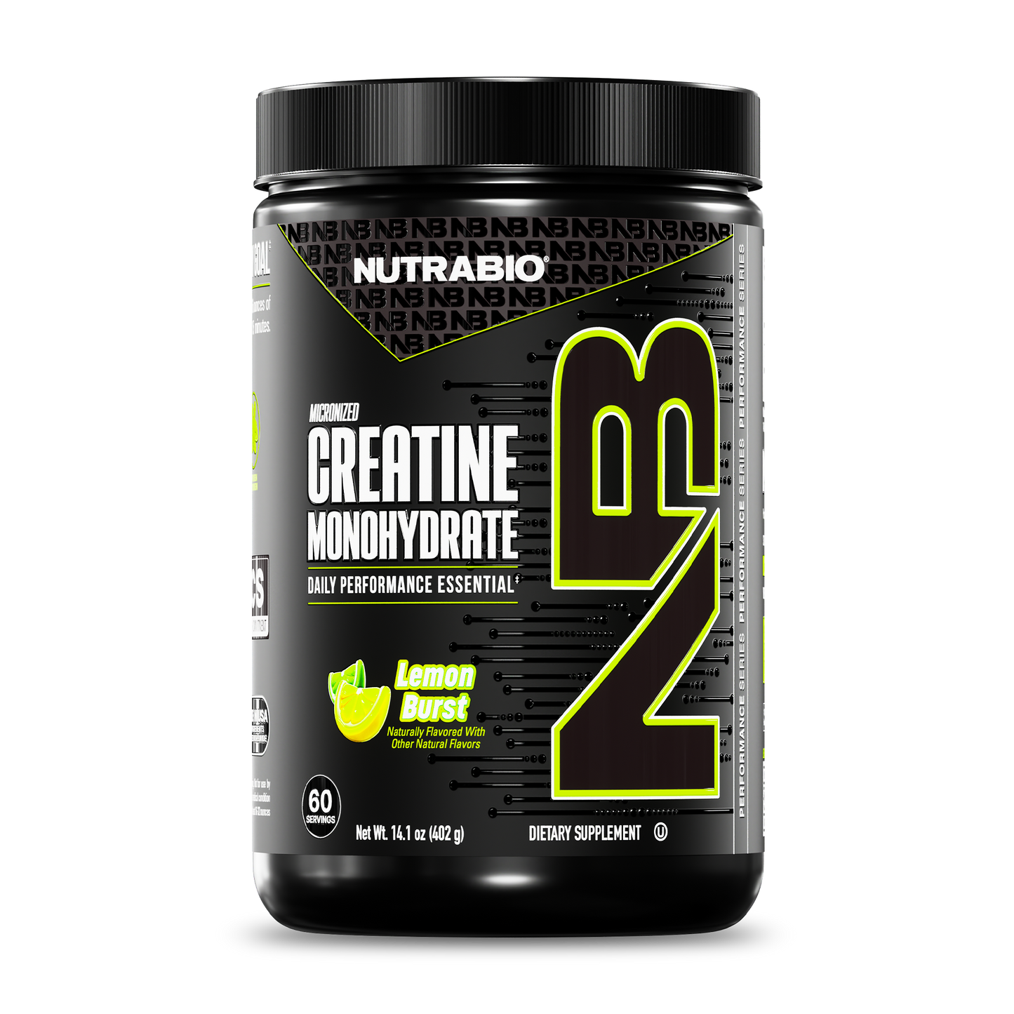 NutraBio 100% Pure Creatine Monohydrate