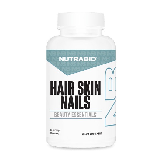 NutraBio Hair Skin Nails (90 Caps)