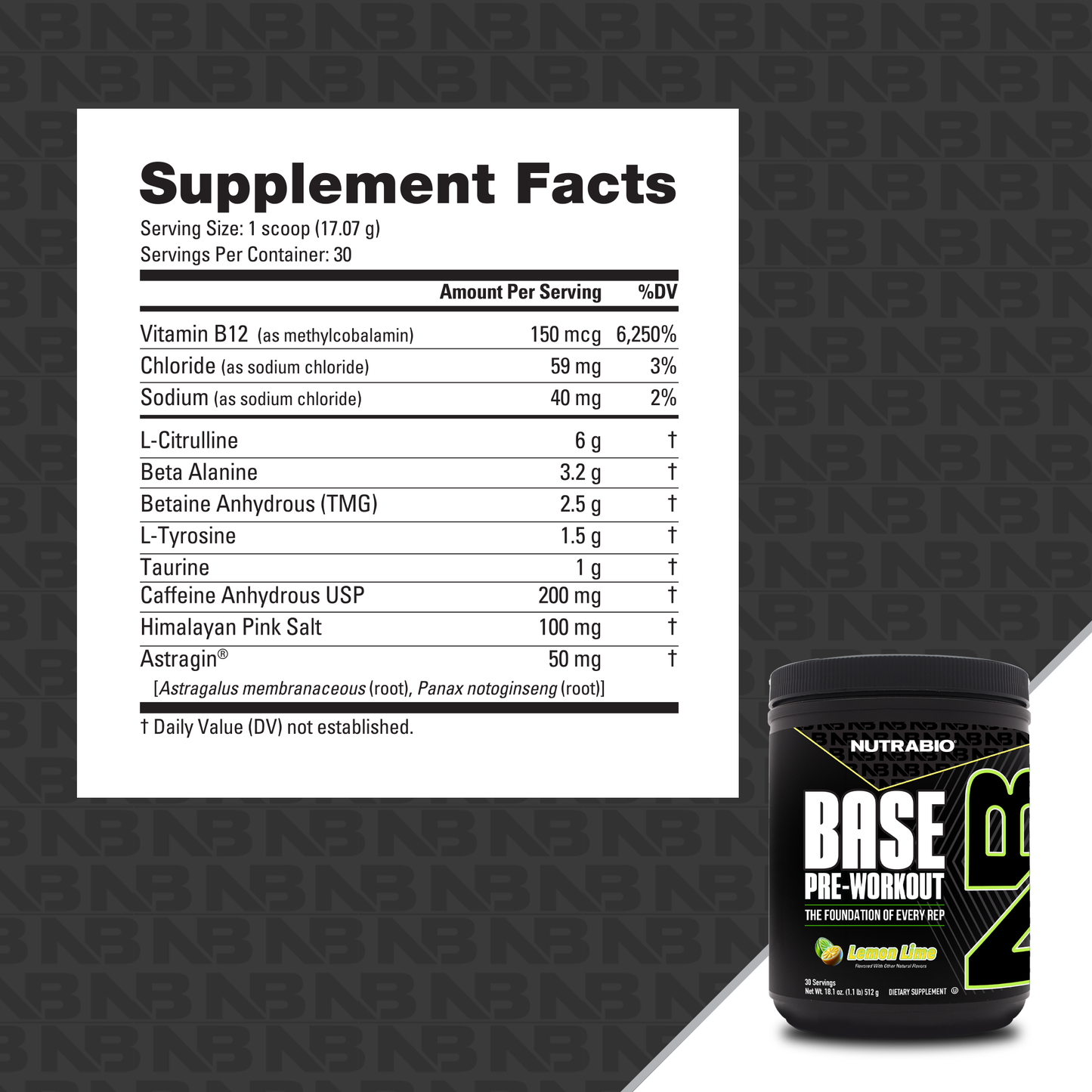 Nutrabio Base Pre-Workout