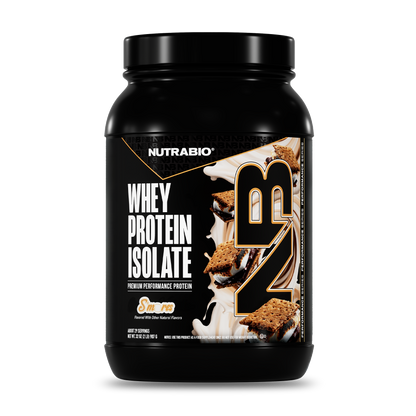 Nutrabio Whey Protein Isolate - Cookies & Cream Bottle Render
