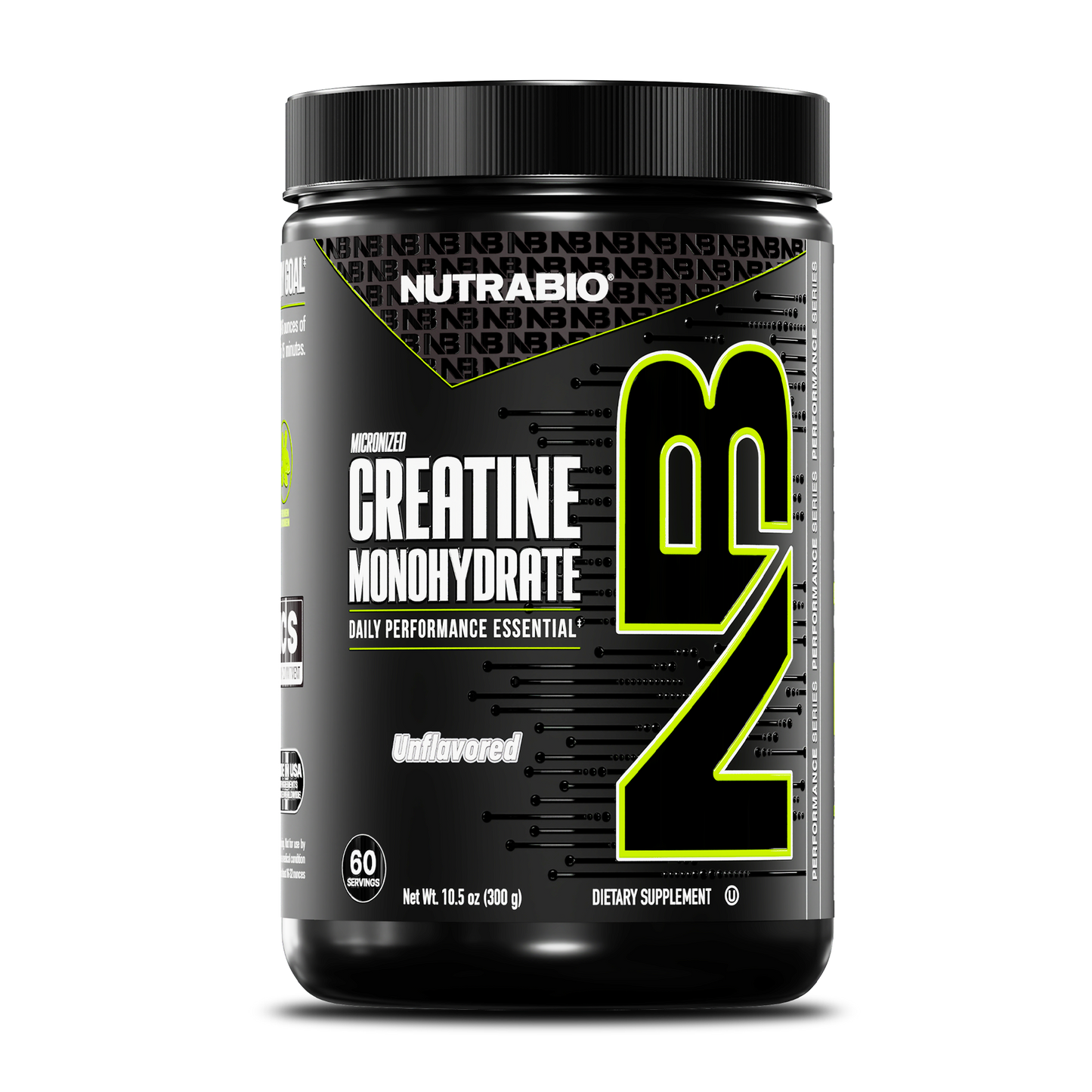 NutraBio 100% Pure Creatine Monohydrate