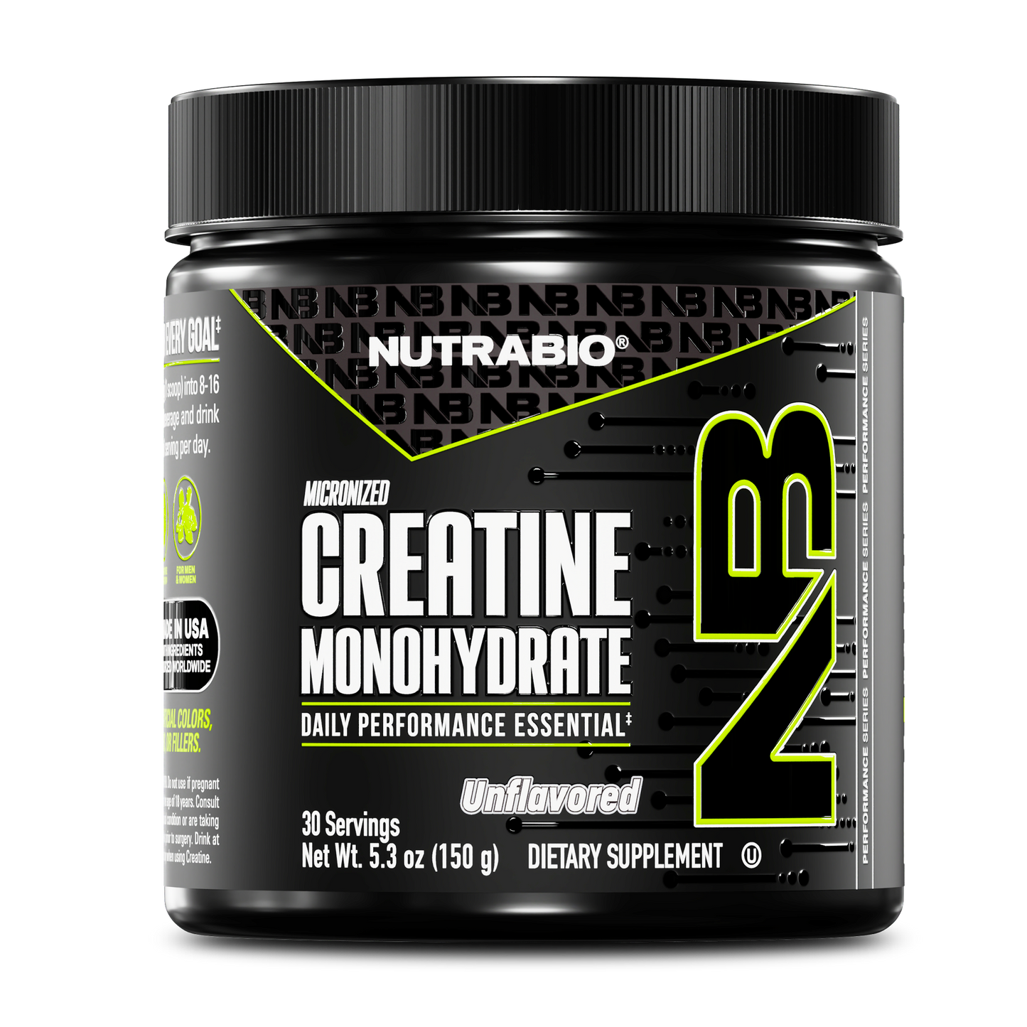 NutraBio 100% Pure Creatine Monohydrate