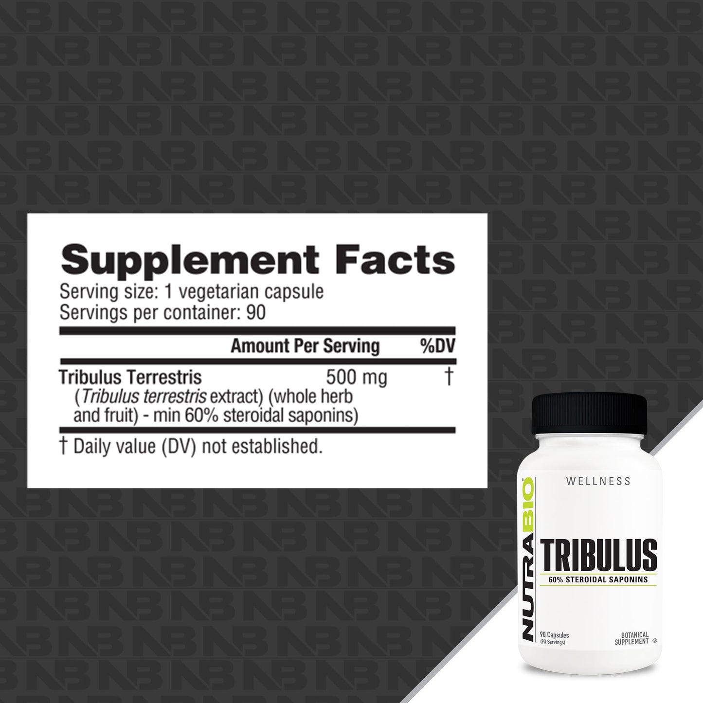 NutraBio Tribulus Capsules