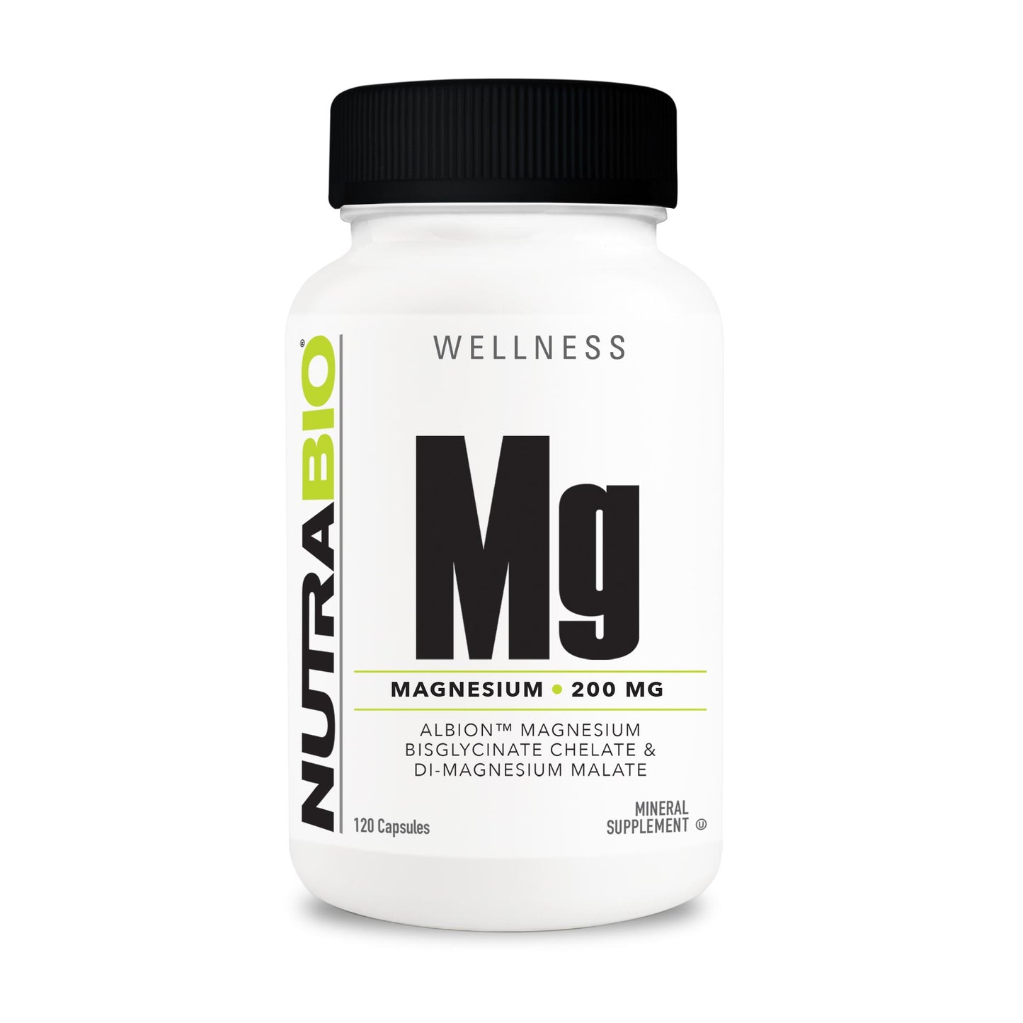 Nutrabio Wellness Mg Magnesium Complex 200mg 120Caps