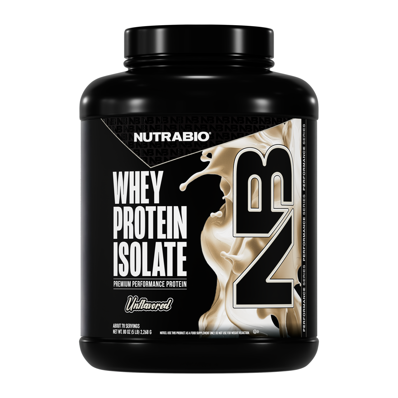 NutraBio 100% Whey Protein Isolate