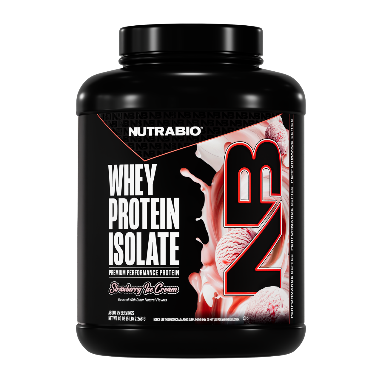 NutraBio 100% Whey Protein Isolate
