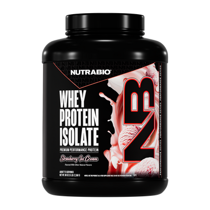 NutraBio 100% Whey Protein Isolate