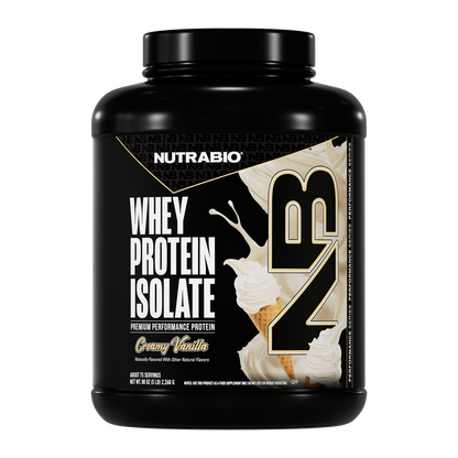 NutraBio 100% Whey Protein Isolate
