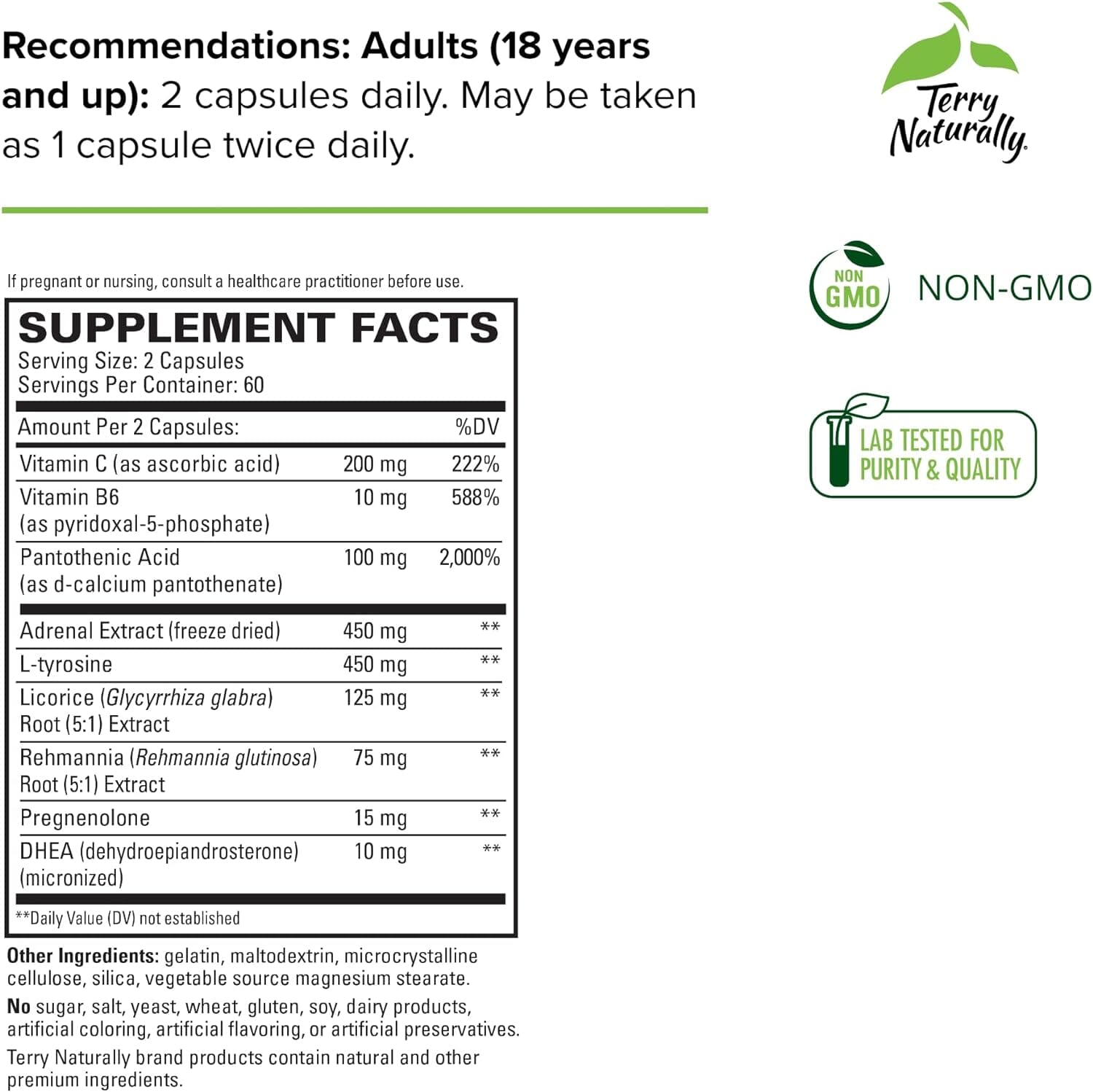 Terry Naturally supplement facts, 60 servings, 71TQ61eLd0L