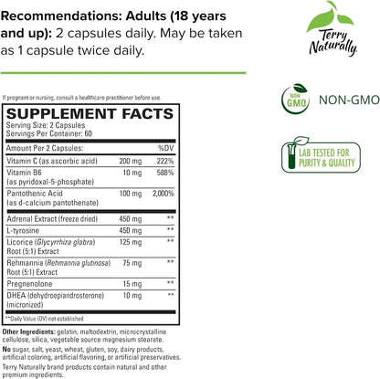 Terry Naturally supplement facts, 60 servings, 71TQ61eLd0L