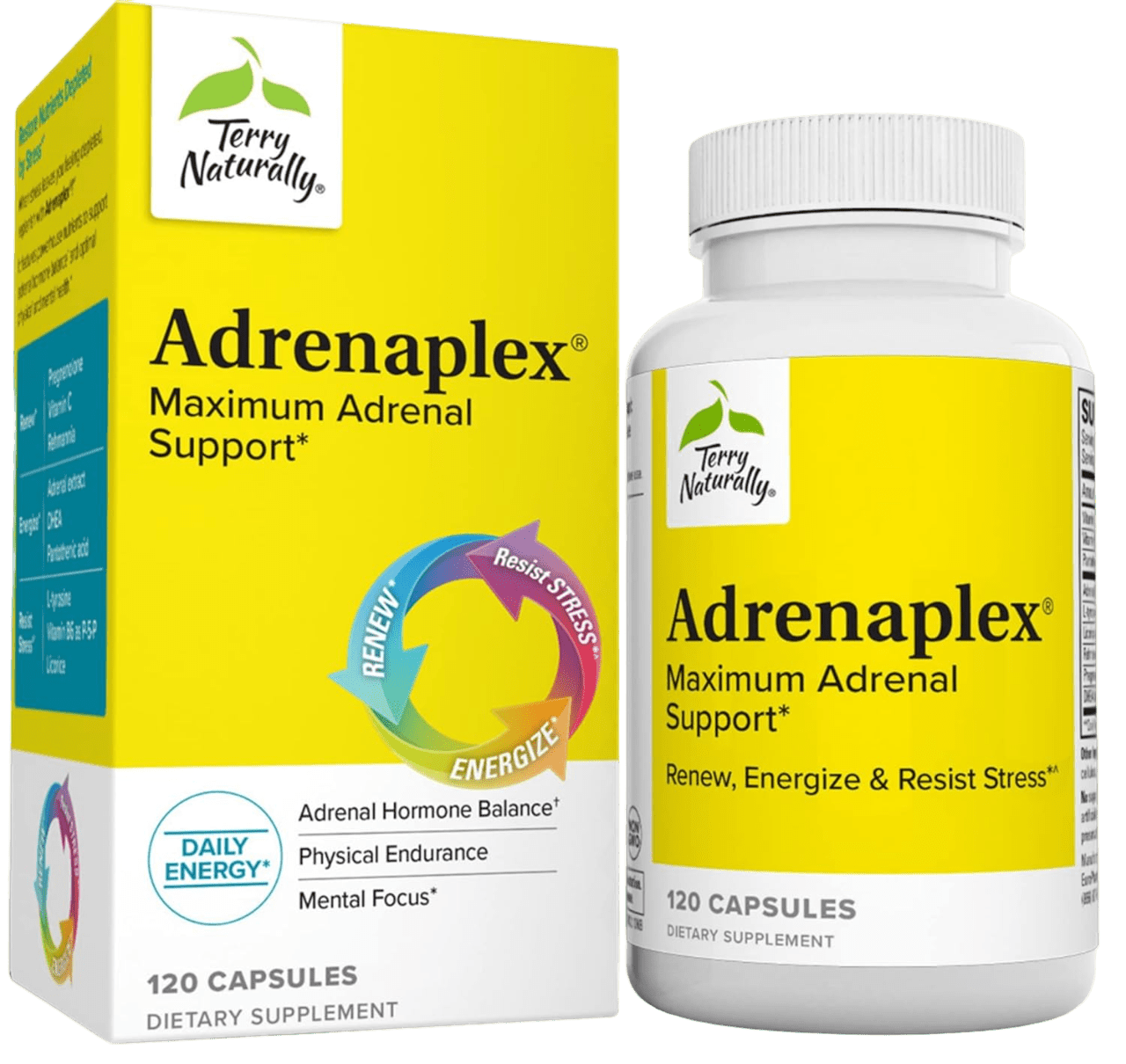 Terry Naturally Adrenaplex Maximum Adrenal Support Supplement