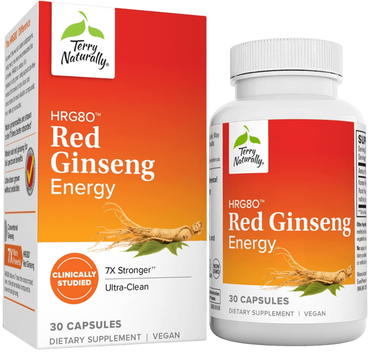 Terry Naturally HRG80 Red Ginseng Energy supplement