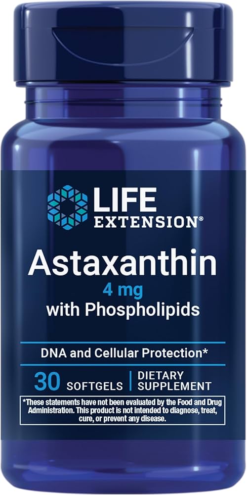 Life Extension Astaxanthin 4mg With Phospholipids 30softgels