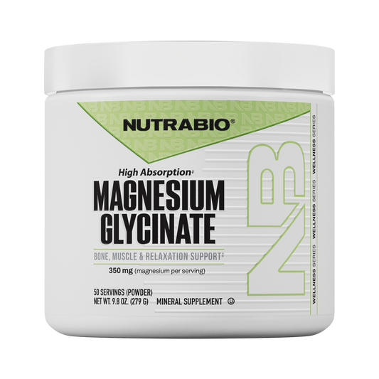 NutraBio Magnesium Glycinate (50 Servings)