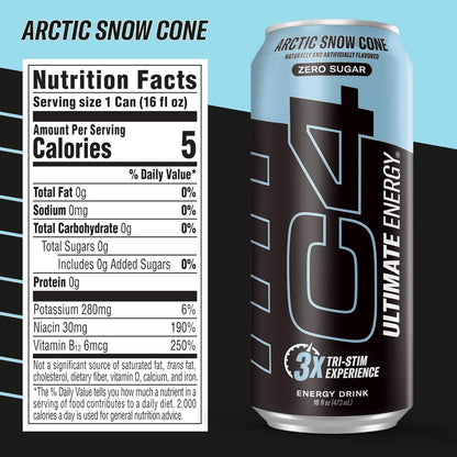 Cellucor C4 Ultimate Carbonated Pre-Workout Sparkling