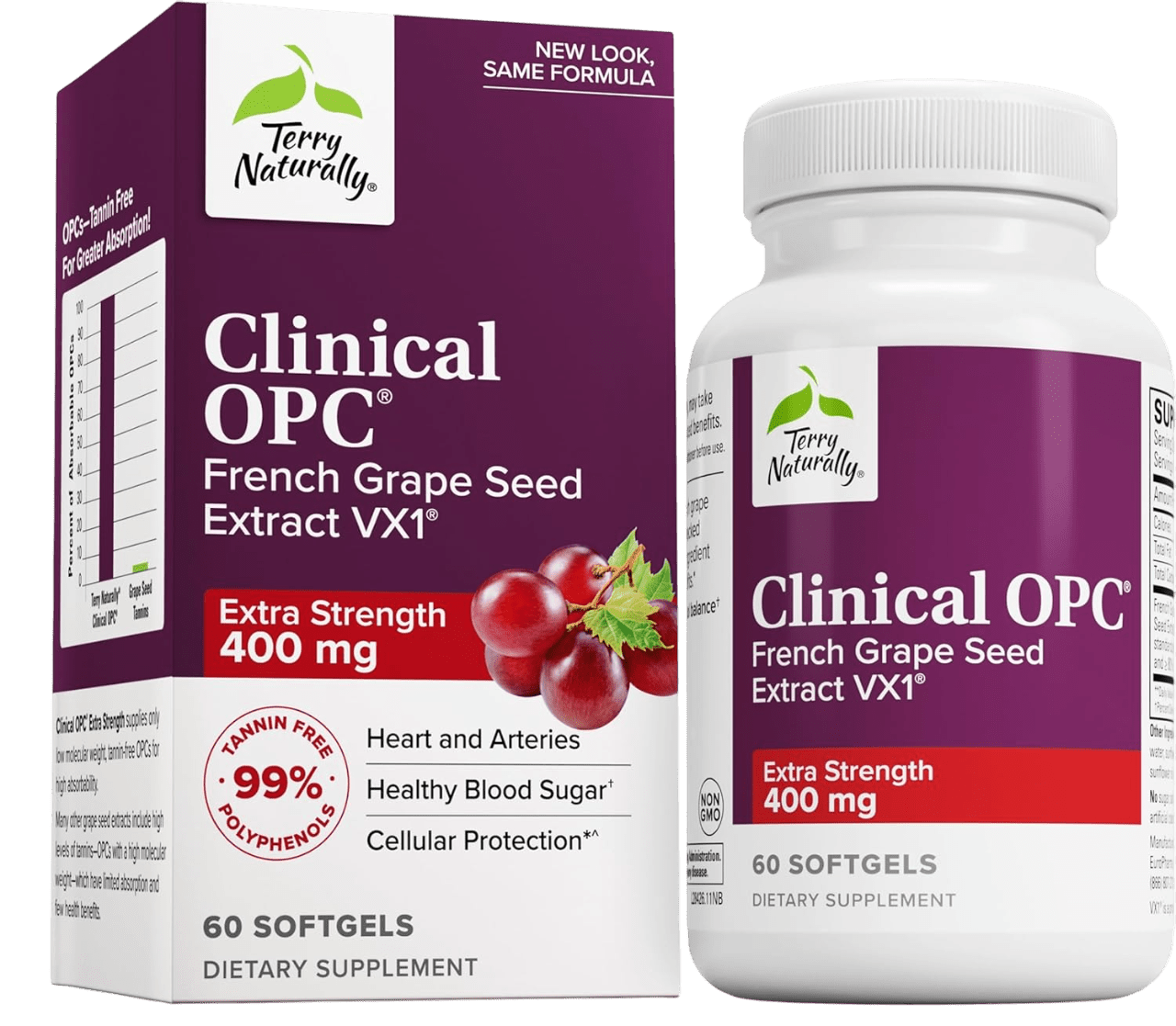 Terry Naturally Clinical OPC French Grape Seed Extract
