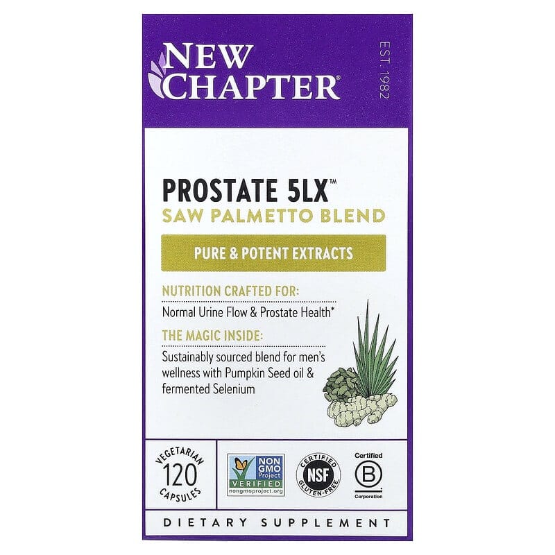 New Chapter Prostate 5LX Saw Palmetto Blend