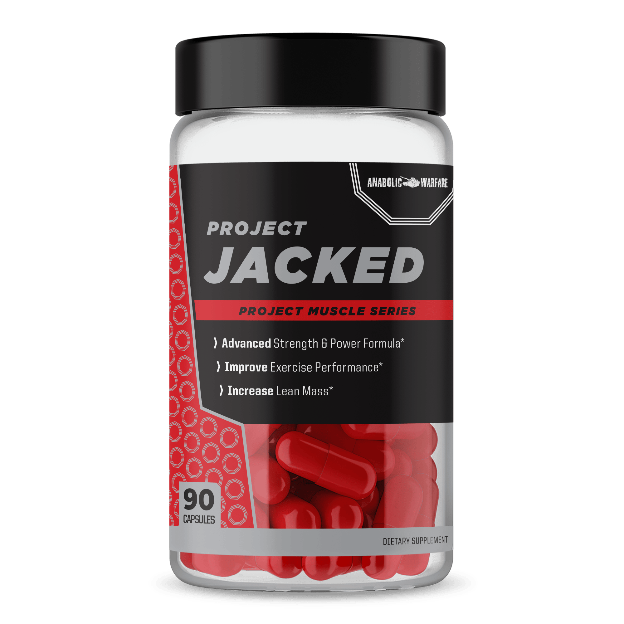Anabolic Warfare Project Jacked - Testosterone & Hormone Support Supplement