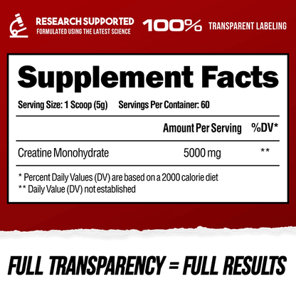 Alpha Lion Creatine Monohydrate