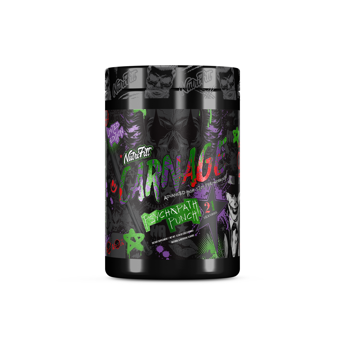 NutriFitt Carnage – Advanced High Stim Pre-Workout